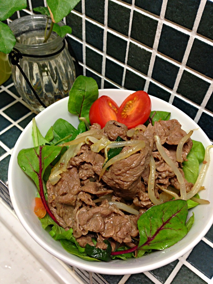 簡単❗焼き肉丼〜